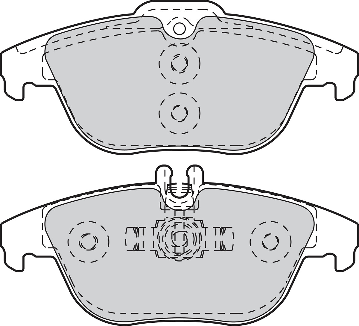 Jeu de 4 plaquettes de frein VALEO ref. 302121